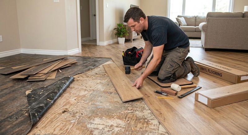 Vinyl Floor Replacement