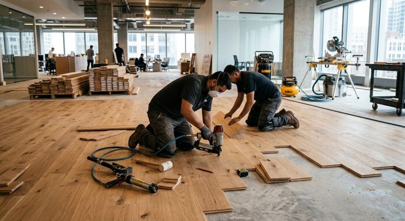 Commercial Hardwood Service in Louisville, OH