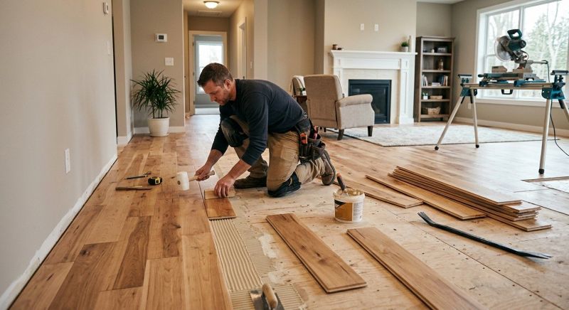 Engineered Wood Installation in Summit County, OH
