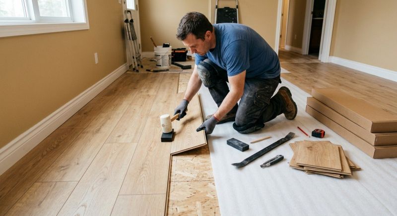 Laminate Floor Installation in Akron, OH