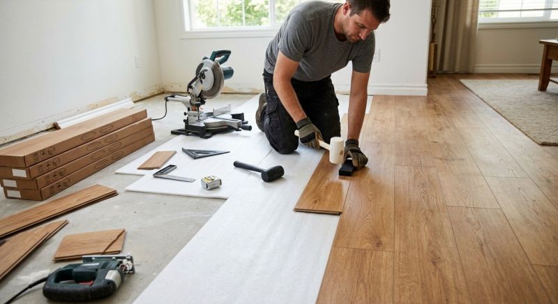 Laminate Floor Replacement in Broadview Heights, OH