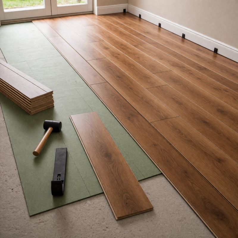 Laminate Floor Replacement in Cuyahoga Falls, OH