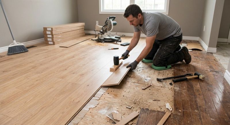 Laminate Floor Replacement in Macedonia, OH