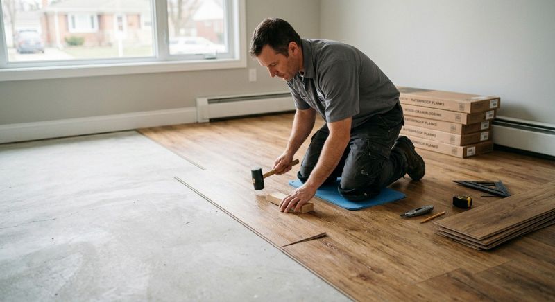 Linoleum Floor Installation in Barberton, OH
