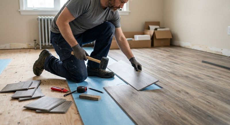 Linoleum Floor Installation in North Canton, OH