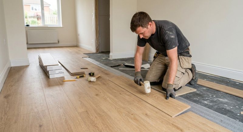 Linoleum Floor Installation in Stow, OH