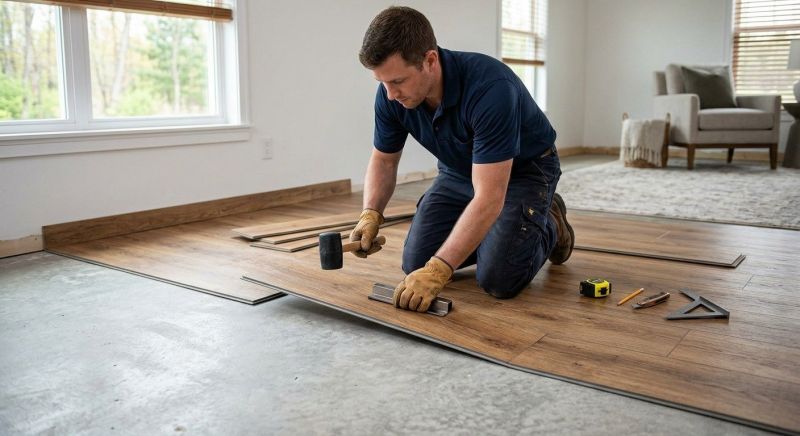 Luxury Vinyl Tile Installation in Medina County, OH