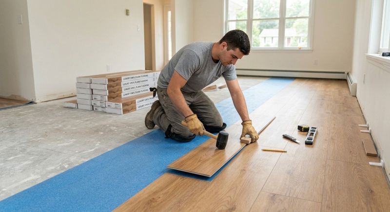 Lvp Flooring Installation in Summit County, OH