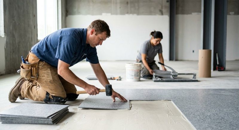Lvt Flooring Installation in Uniontown, OH