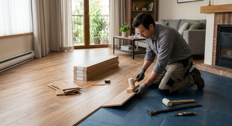 Plank Laminate Installation in Summit County, OH