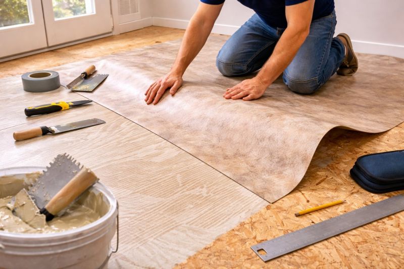 Sheet Flooring Installation in North Royalton, OH