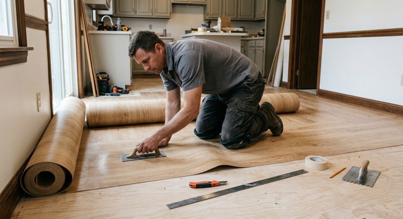 Sheet Flooring Installation in West Salem, OH