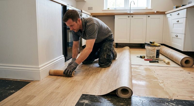 Sheet Linoleum Installation in Massillon, OH