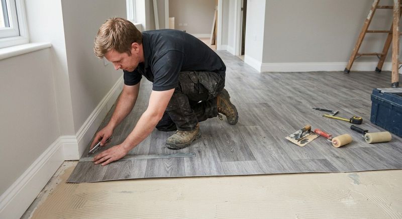 Sheet Vinyl Installation in Hinckley, OH