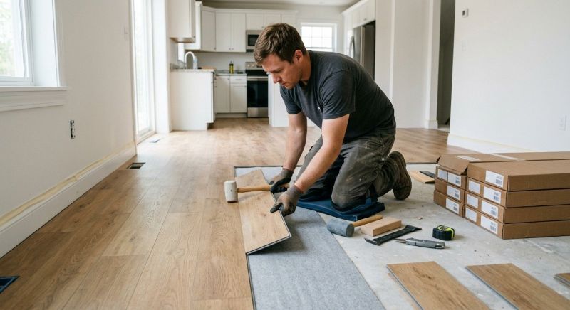 Vinyl Plank Floor Installation in Summit County, OH