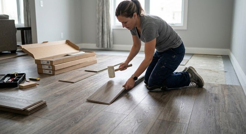 Vinyl Plank Floor Installation in Summit County, OH